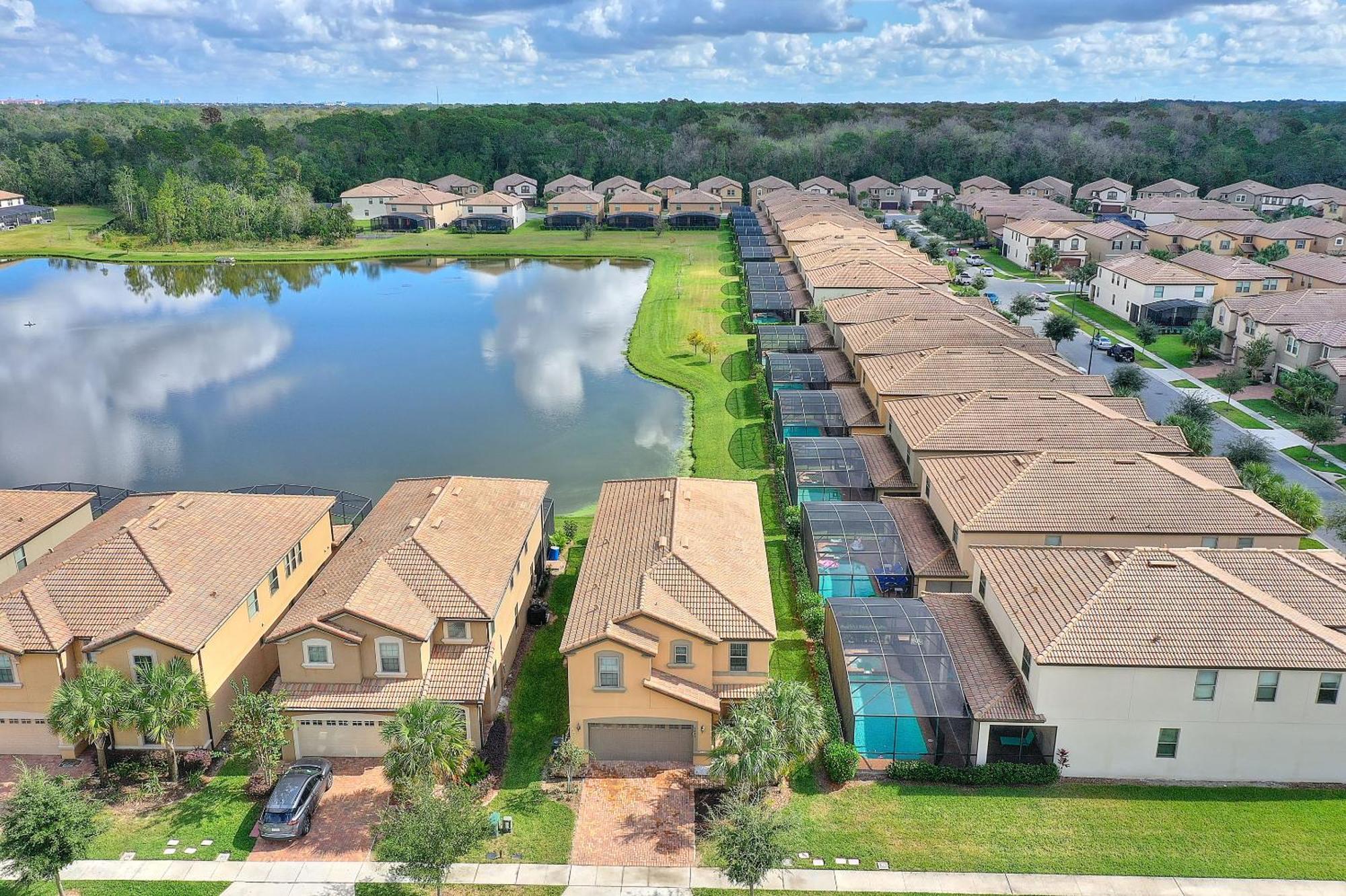 Stylish Cozy Family Getaway With Private Pool And Lake View Kissimmee Zewnętrze zdjęcie