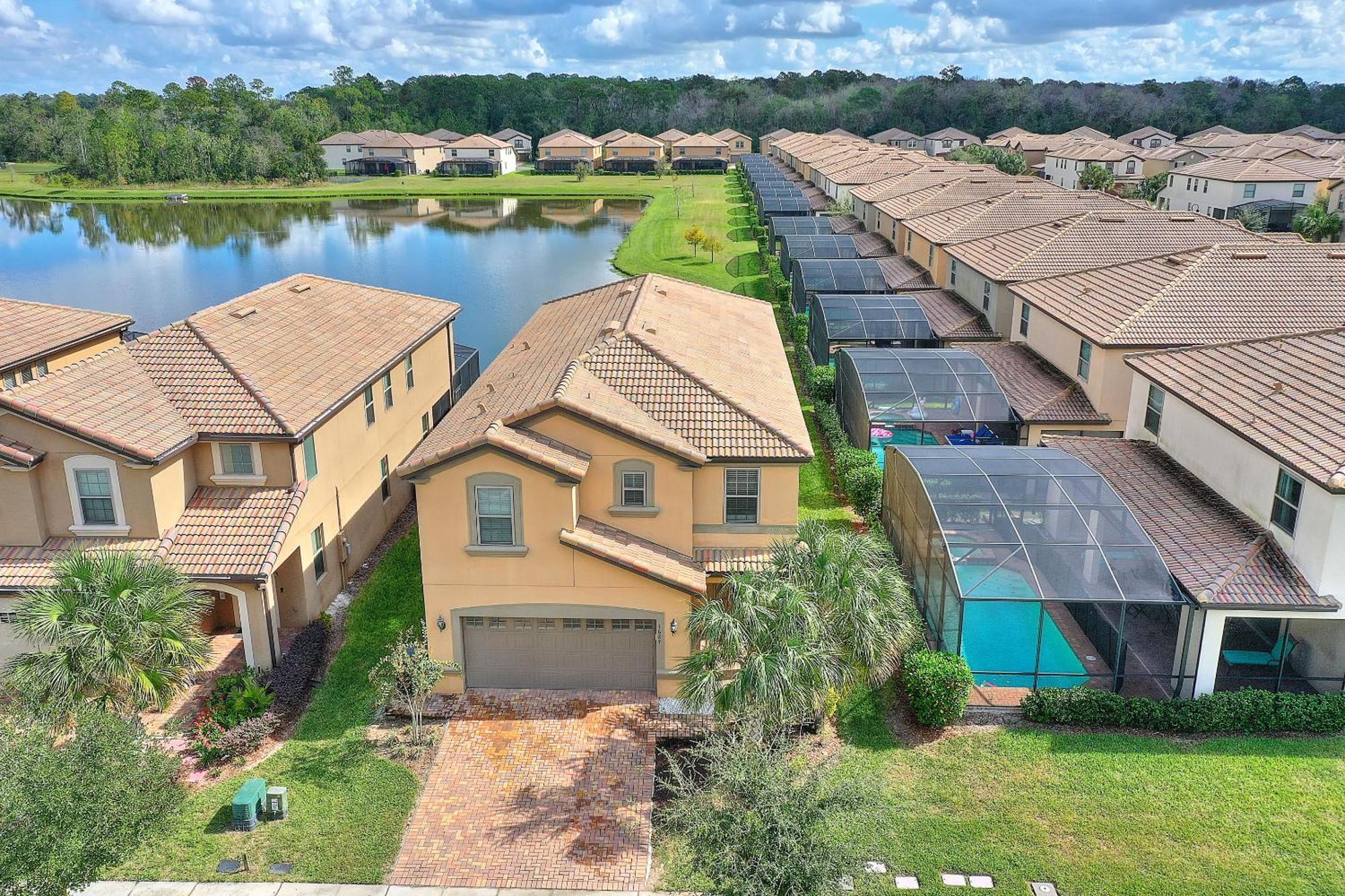 Stylish Cozy Family Getaway With Private Pool And Lake View Kissimmee Zewnętrze zdjęcie