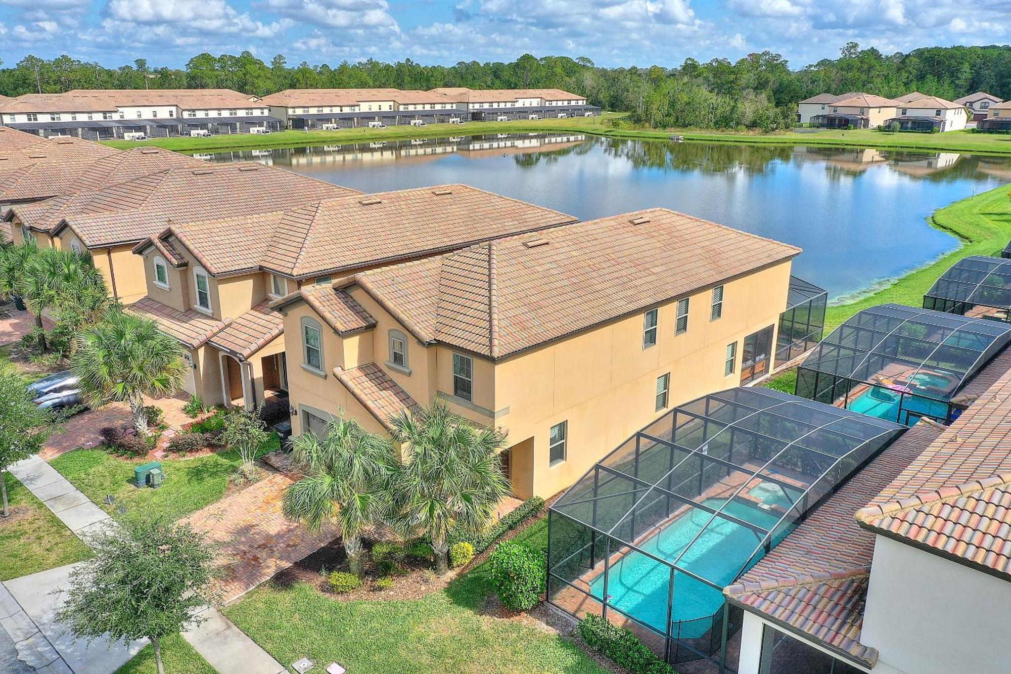Stylish Cozy Family Getaway With Private Pool And Lake View Kissimmee Zewnętrze zdjęcie